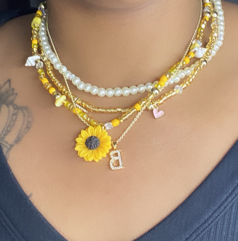Sunflower Choker set 🌻
