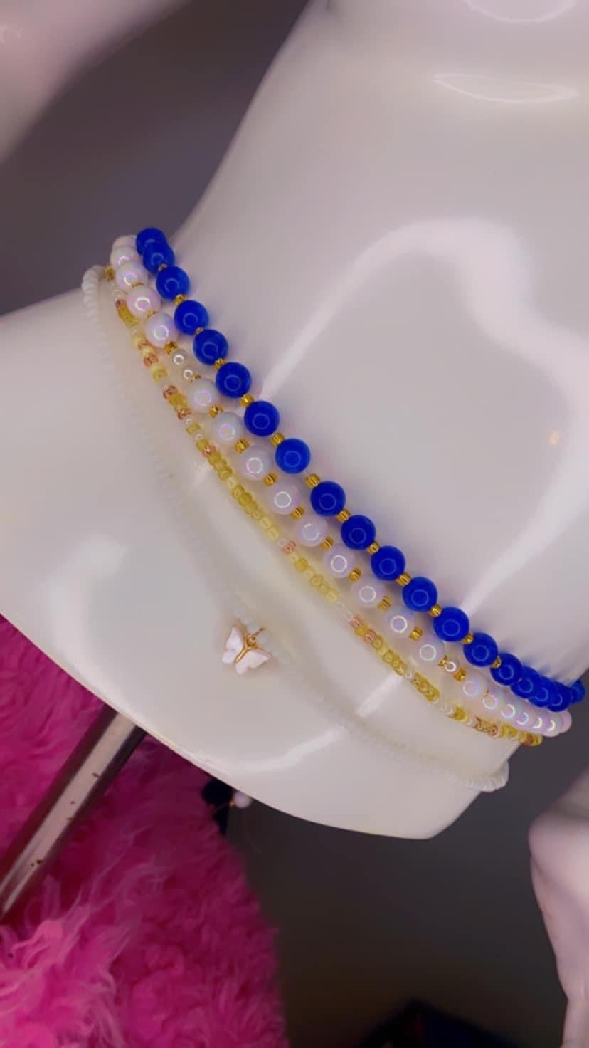 Butterfly Blu Waistbead Set 🤍🤞🏼