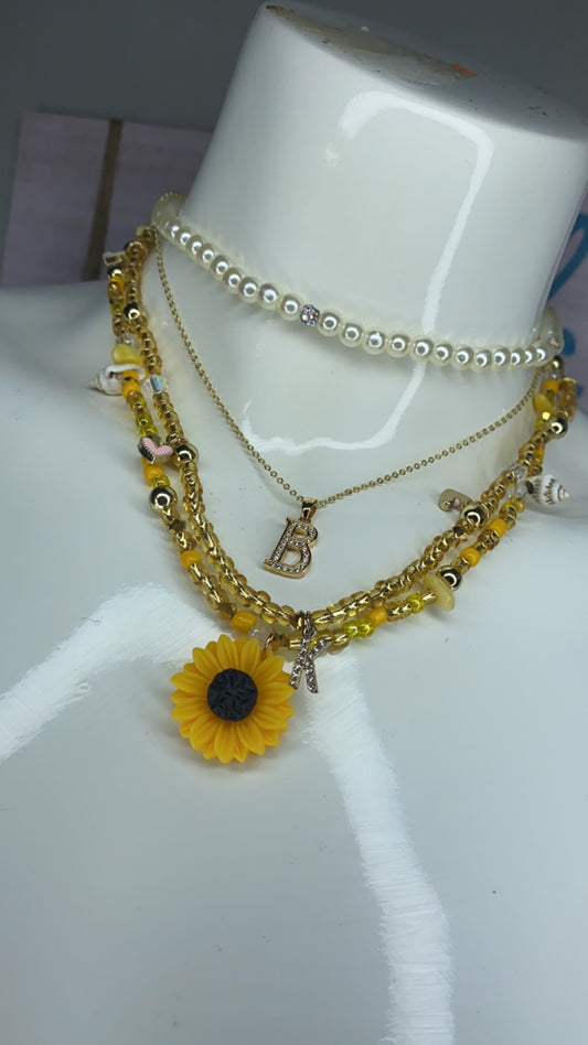 Sunflower Choker set 🌻