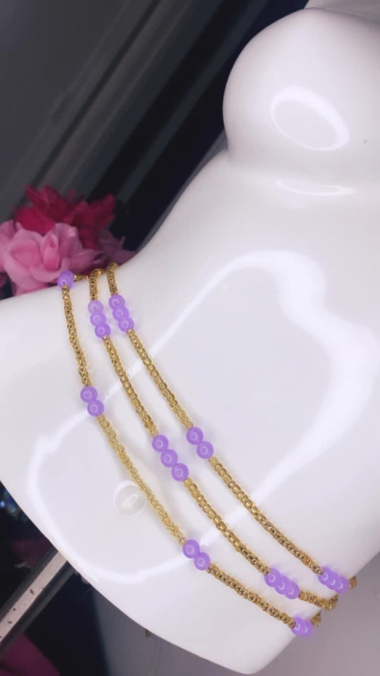 Royalty babe Waistbeads 💜✨